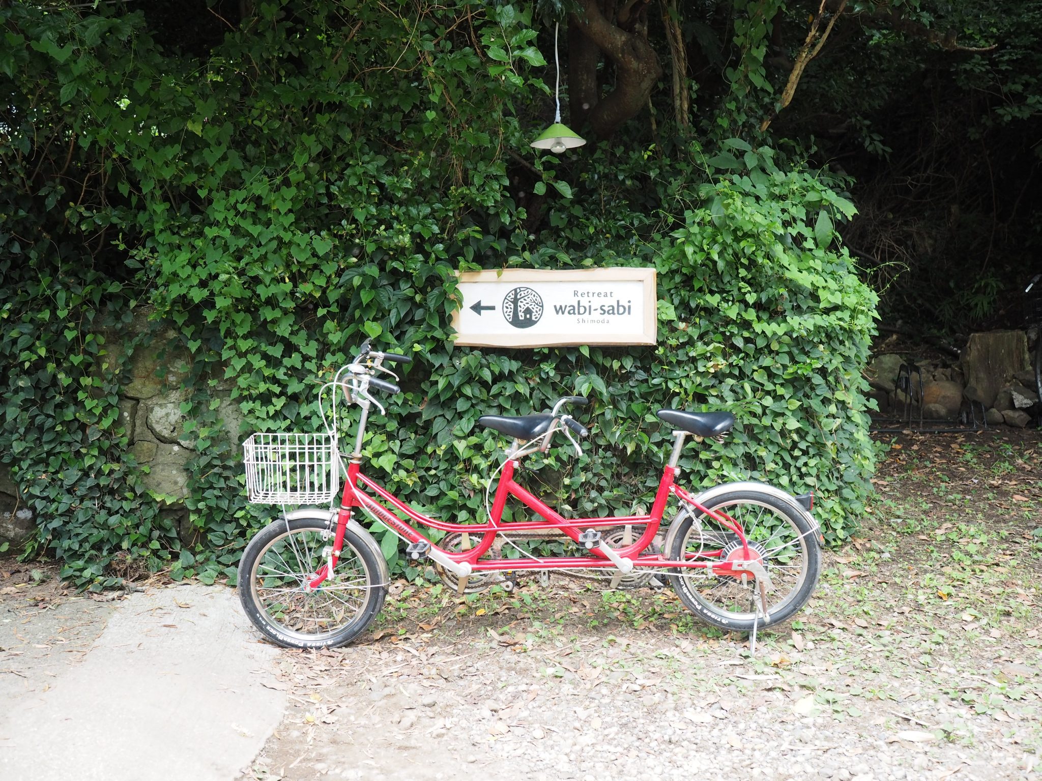 Tandem bike rentals at Retreat wabi-sabi Shimoda Izu